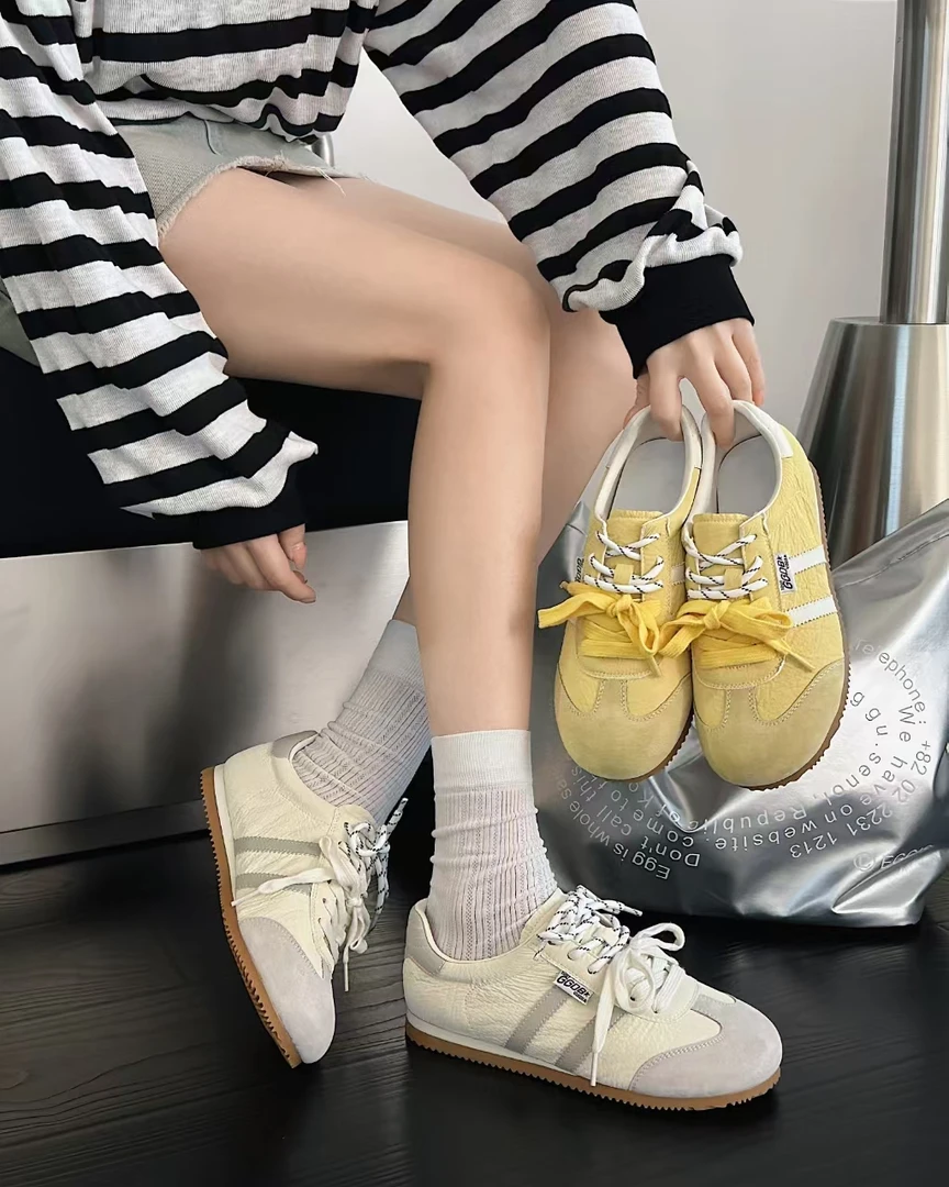 翁翁家韩版休闲德训鞋！