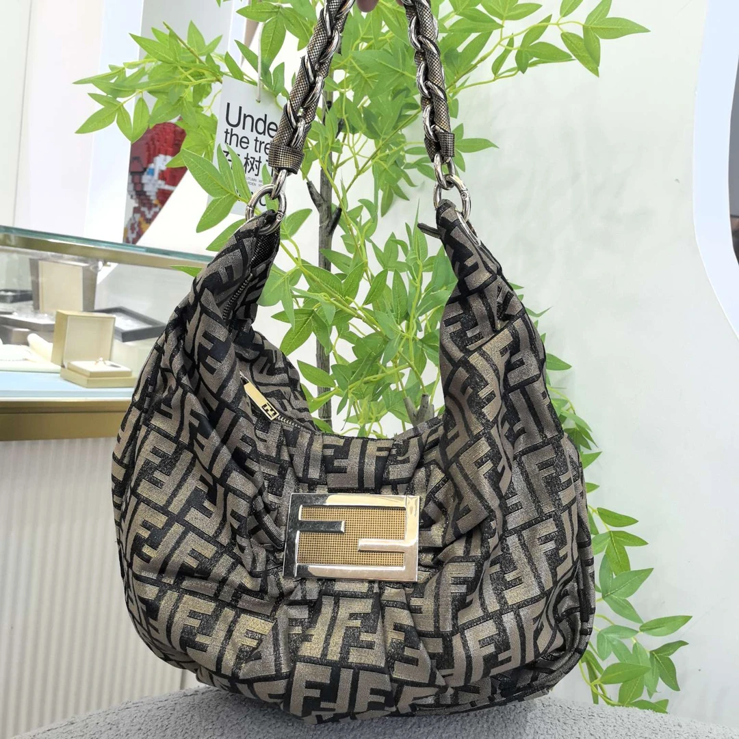95新 FENDI/芬迪 芬迪老花手提包 11676612女包