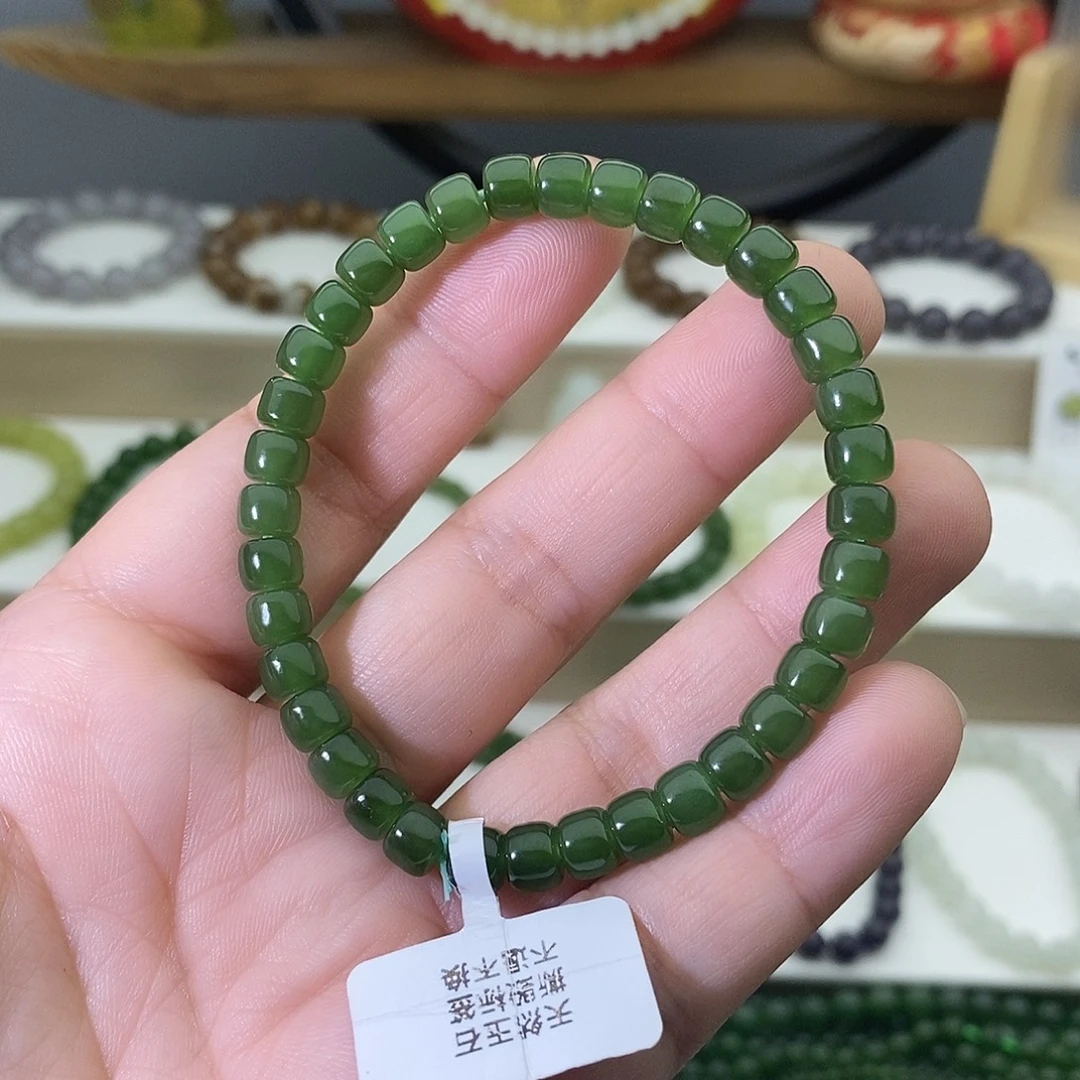 和田玉未镶嵌手链