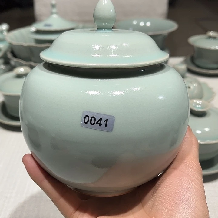 杯程***0041 青鸾汝瓷汝州发货