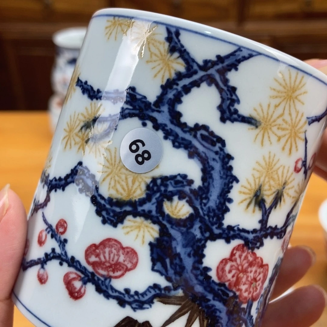 景德镇手绘现代茶具，非古董