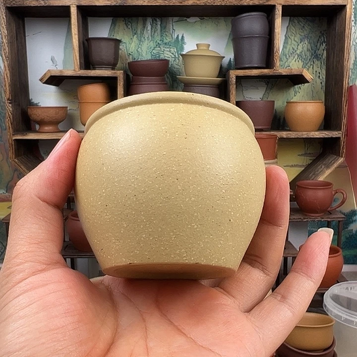 茶杯紫砂拙器甄选，纯原本矿。