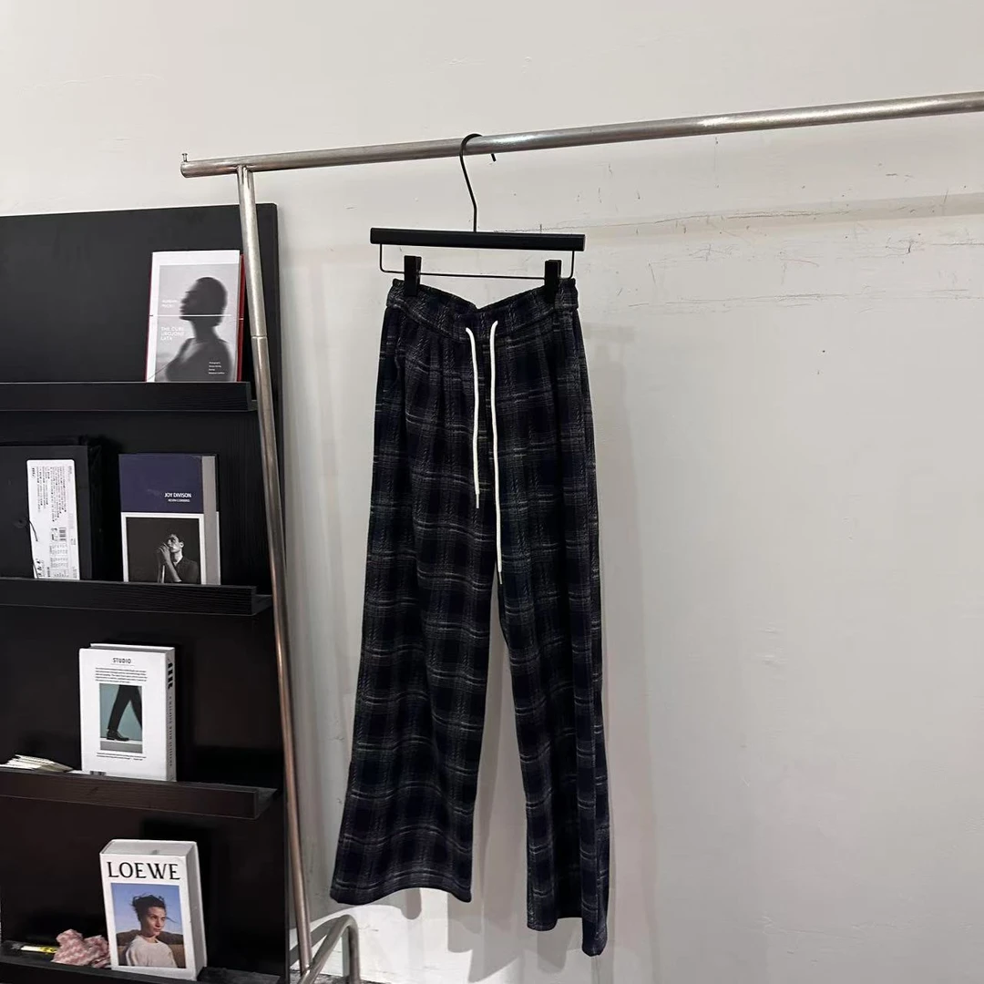 【ARONG阿荣家】超爱740克格子裤88333-蓝格子-F