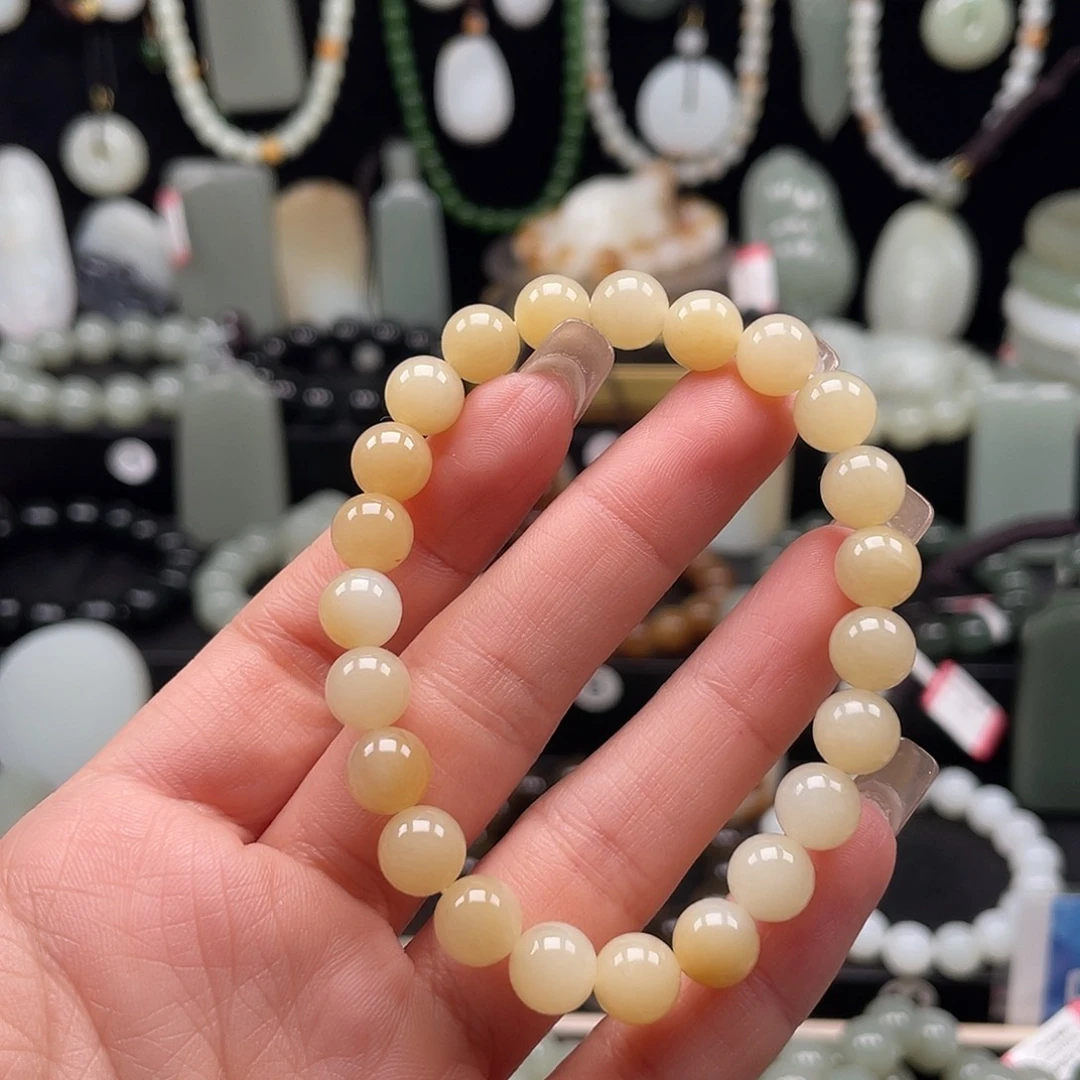 和田玉未镶嵌手链