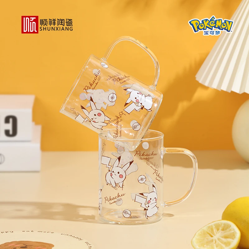 【宝可梦授权】顺祥正版联名直身高硼硅玻璃杯450ml