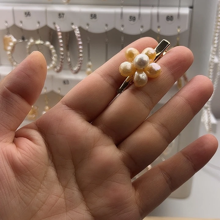 未镶嵌淡水珍珠发夹