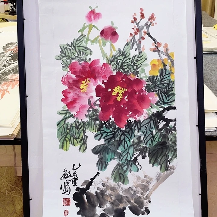 国画张圣敏先生纯手绘作品