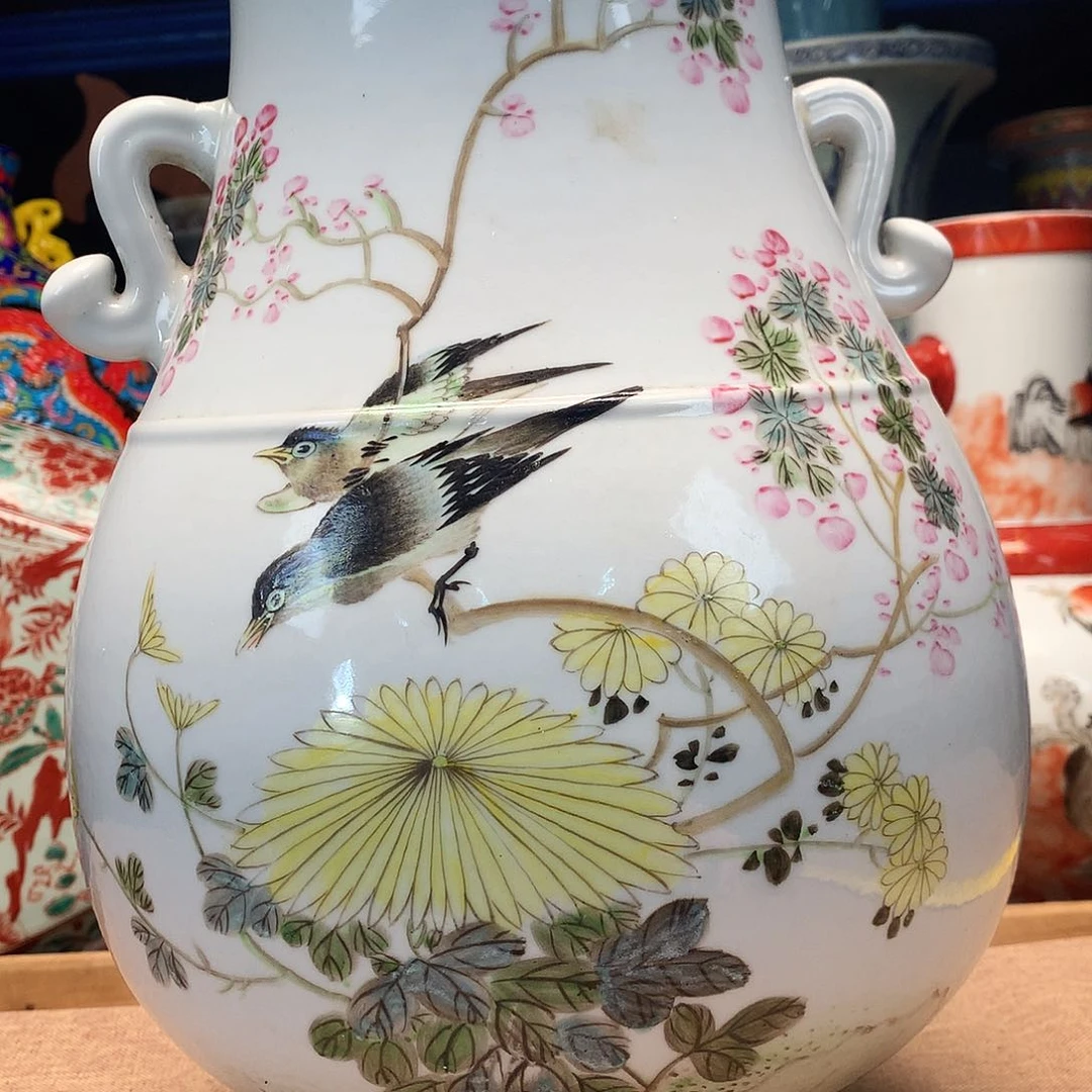 摆件景德镇瓷器花瓶