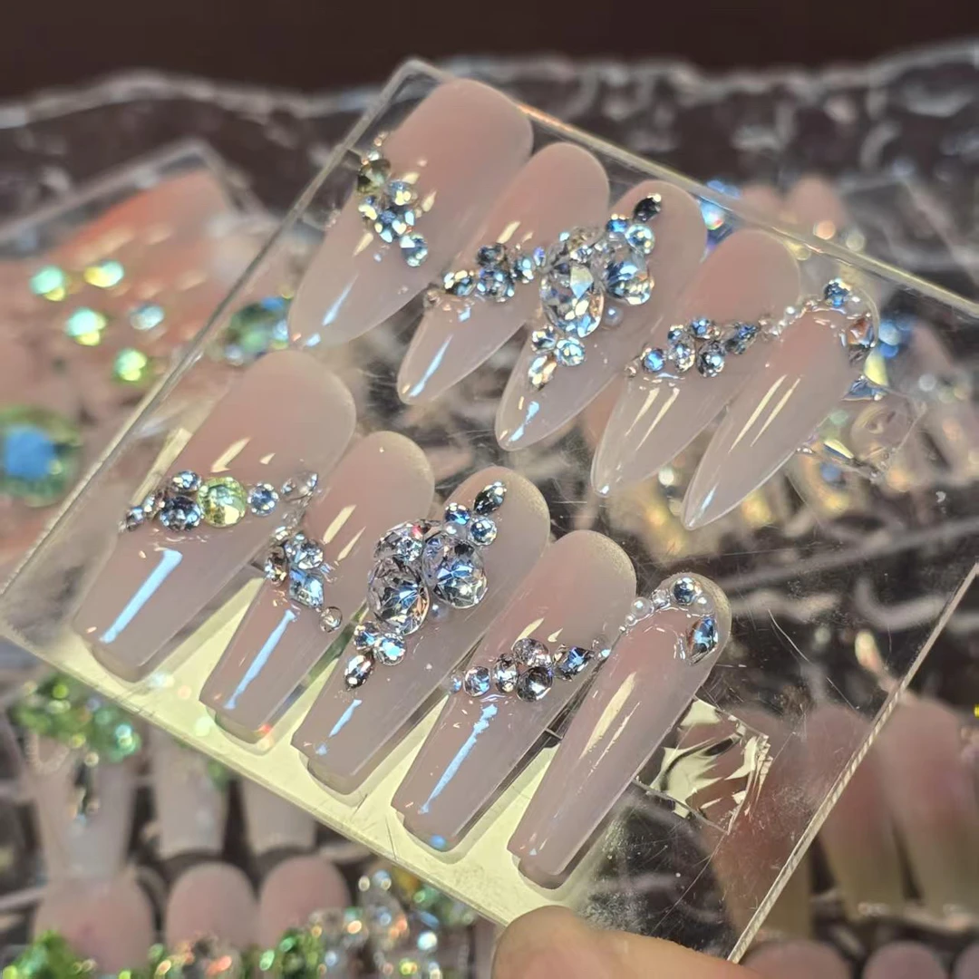 新店福利-限单-(全华/进口/001/施华洛)纯手工穿戴甲