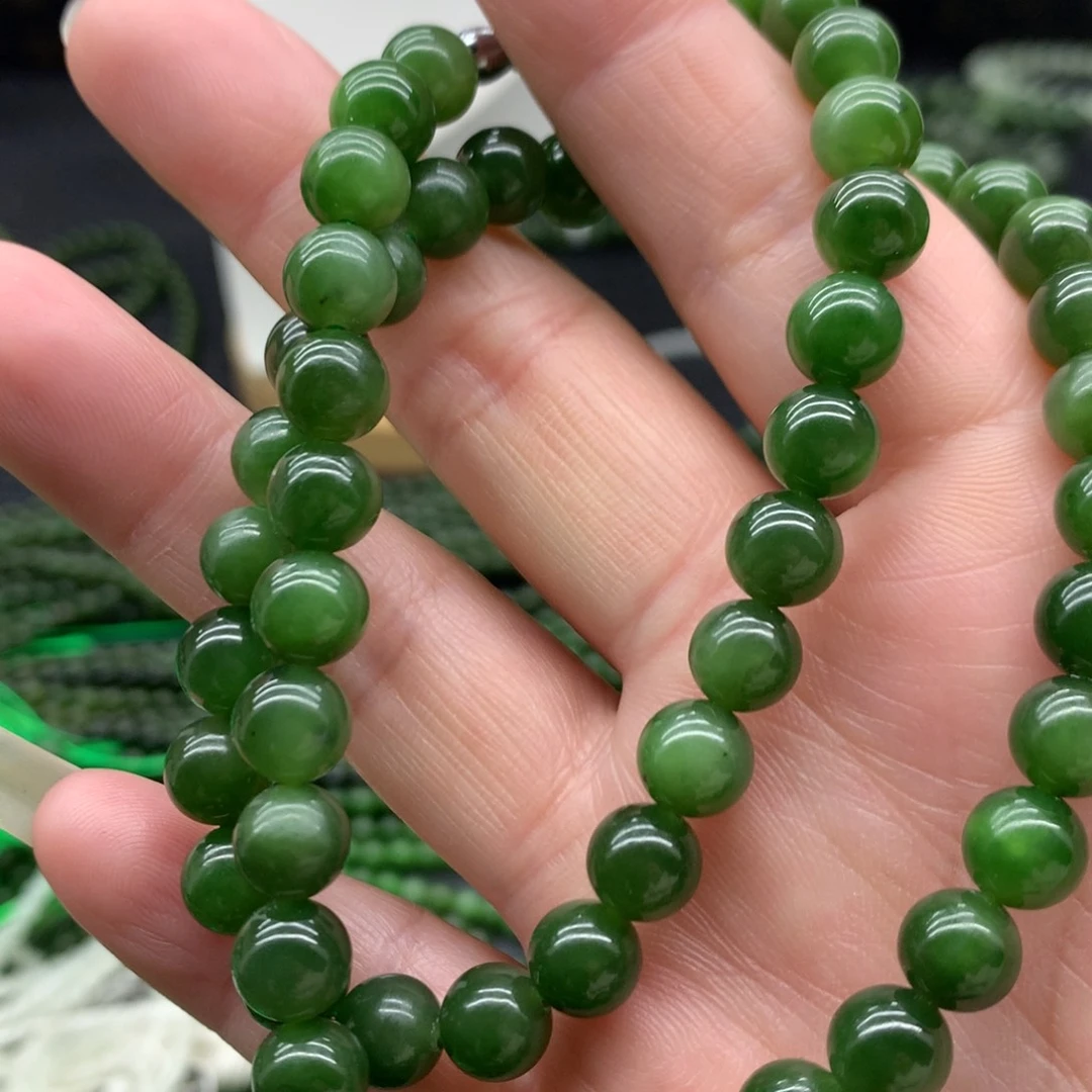 和田玉未镶嵌手链8