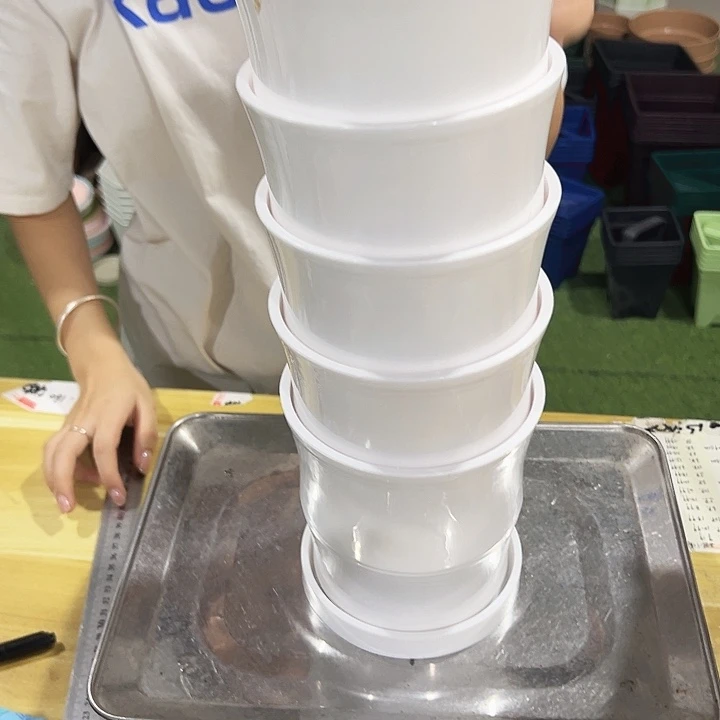 特价竹节口13.6高14白色带托5只