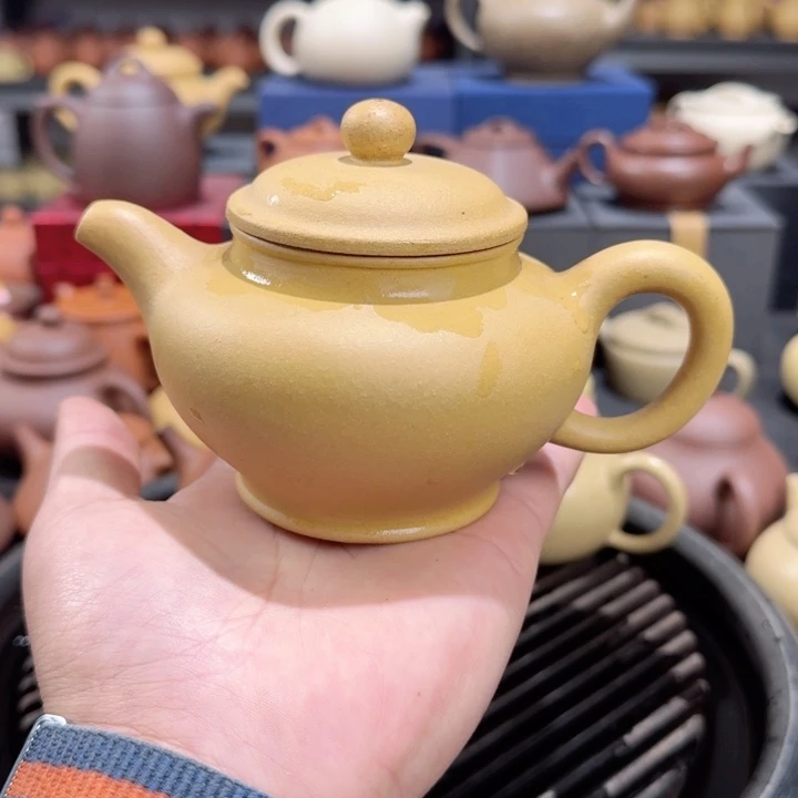 茶壶紫砂黄金段掇只300cc
