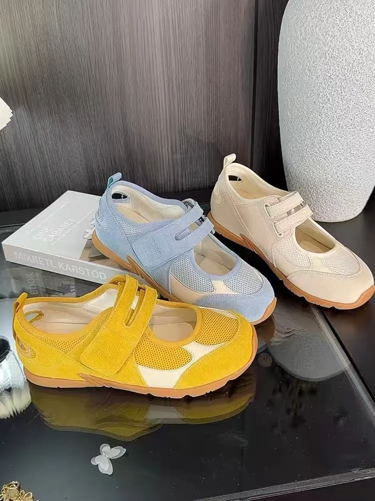 2025新款百搭时尚平底德训鞋女复古休闲运动鞋阿甘鞋