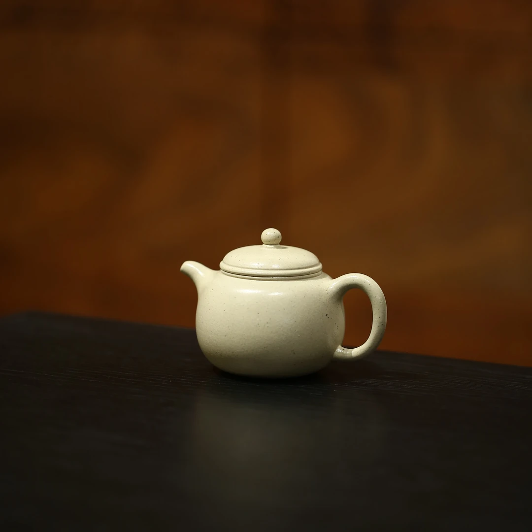 【陶研专属】 匏尊 本绿 170cc 阳羡铭砂 紫砂壶