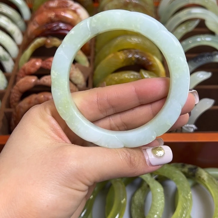 蛇纹石玉合金手镯