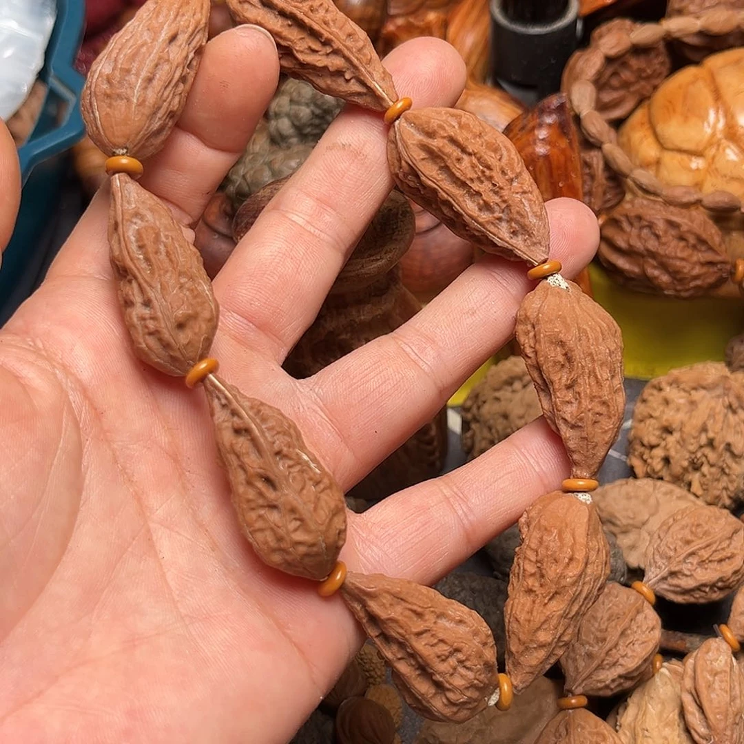 吊坠文玩核桃茗**毫核桃53