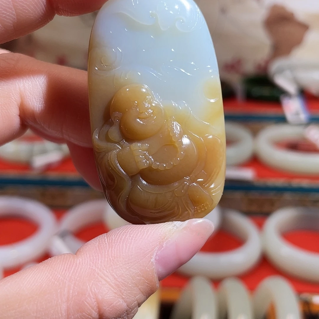 和田玉（碧玉）未镶嵌颈饰