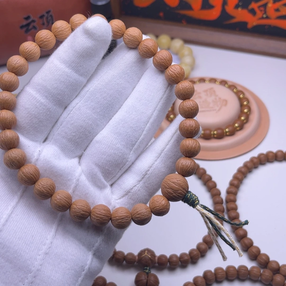 河***人猴头核桃吊坠10.4凤羽