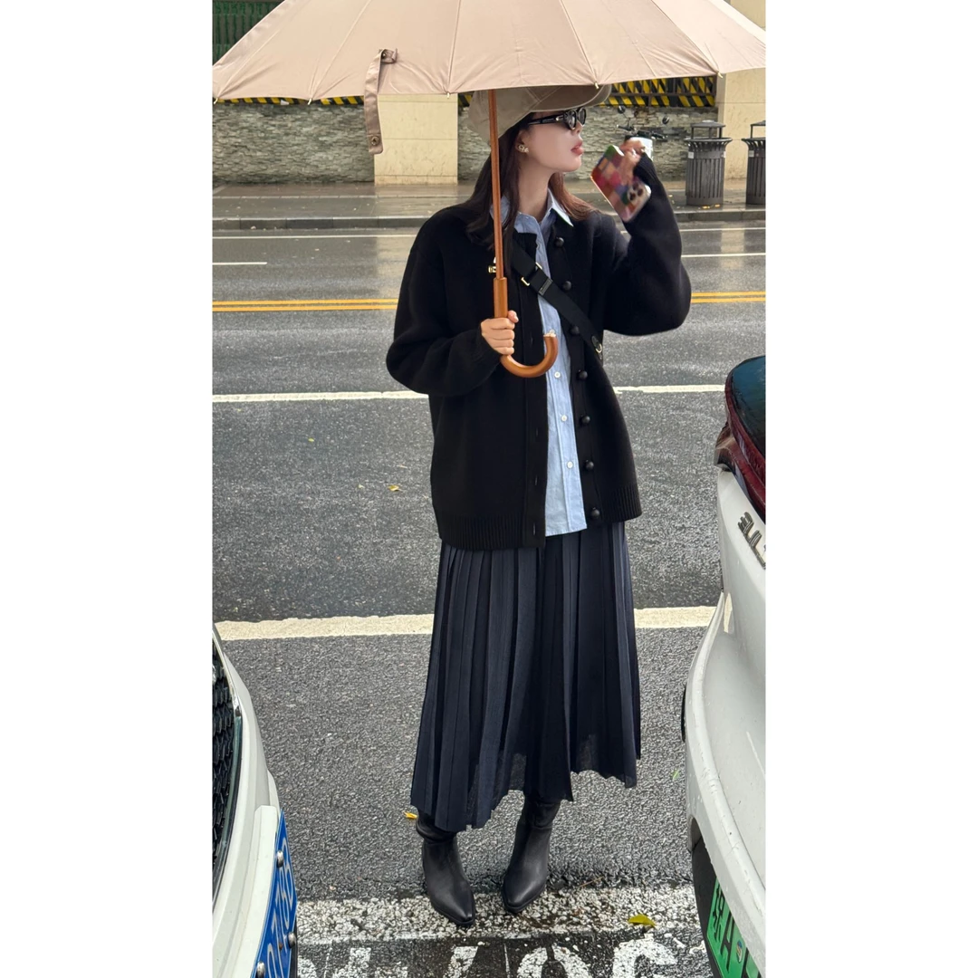 Buyer.ZZ（高奢豆豆毛衣）自制高克重羊毛针织加厚外套 进口原纱线