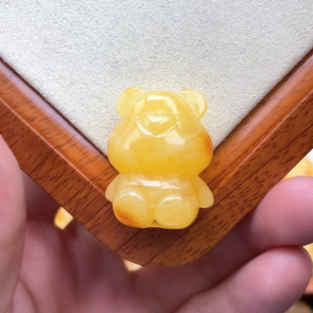 琥珀裸石未镶嵌蜜蜡