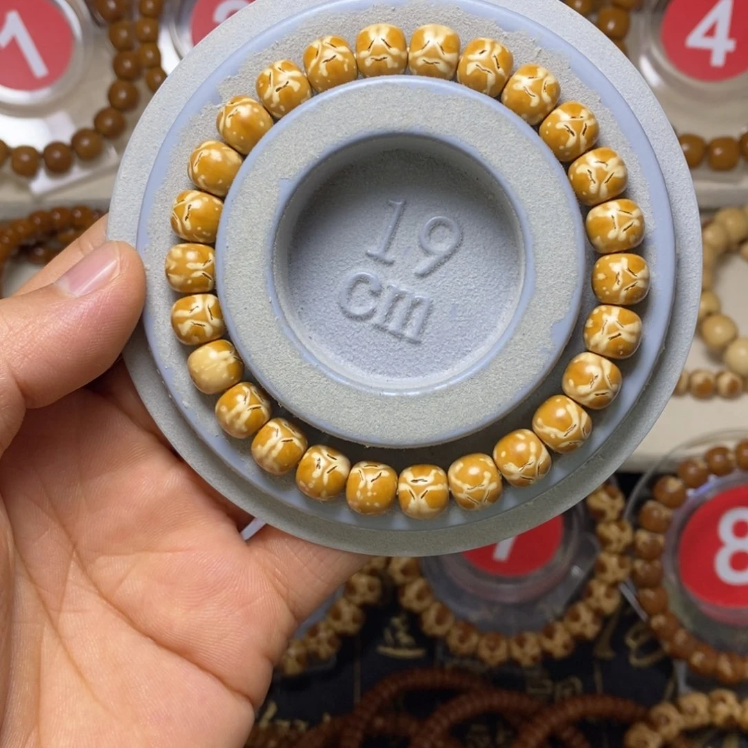 A***1紫金鼠手串实心紫金鼠黄金花皮笑脸