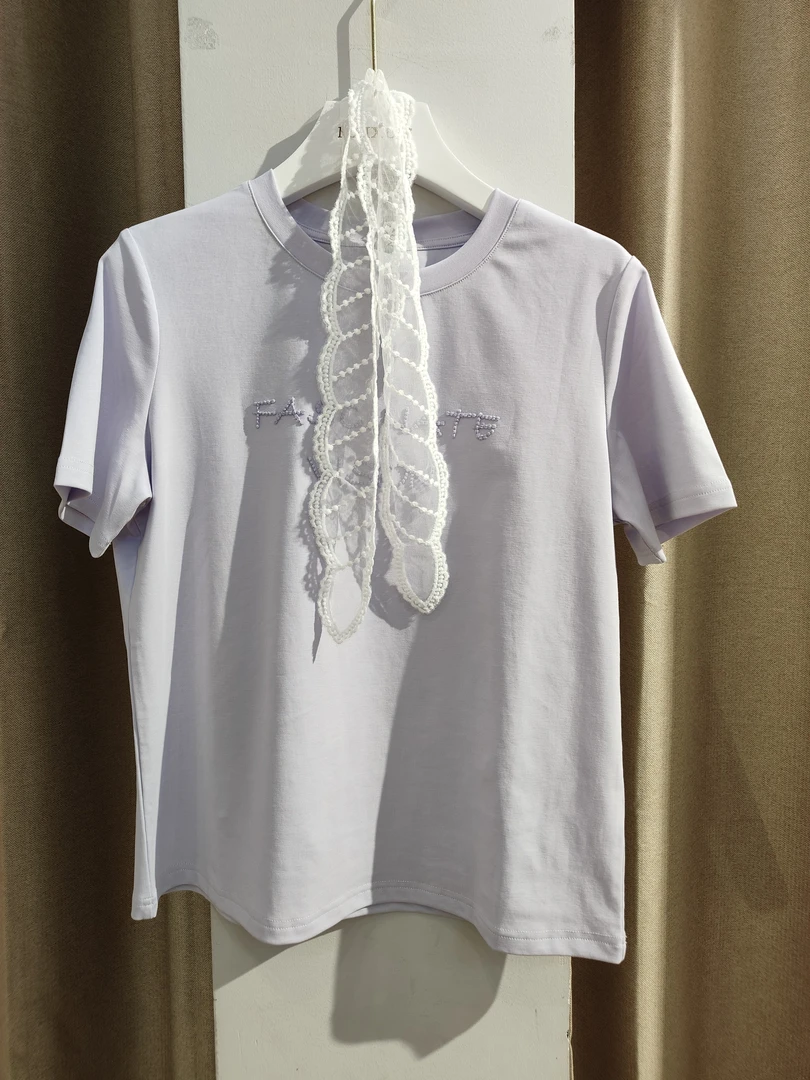 麦寻专柜短袖T恤时尚百搭休闲设计师