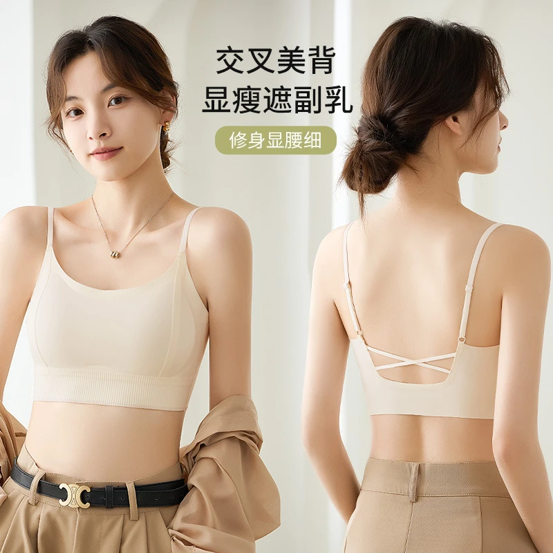 【舒服得像没穿】【薄杯1.5cm 厚杯3cm】轻薄无痕交叉美背