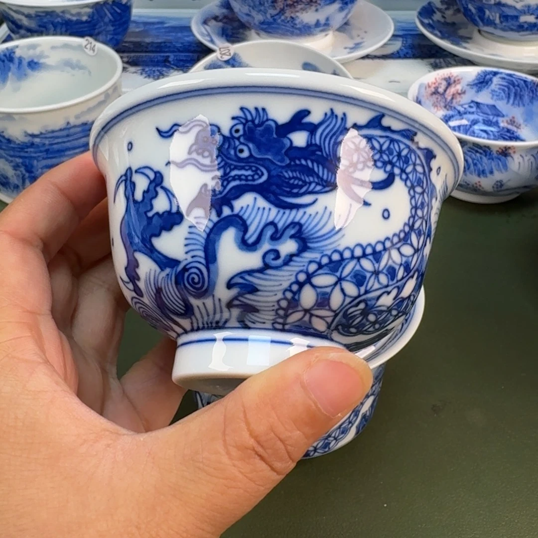 景德镇纯手绘茶具圆圆229