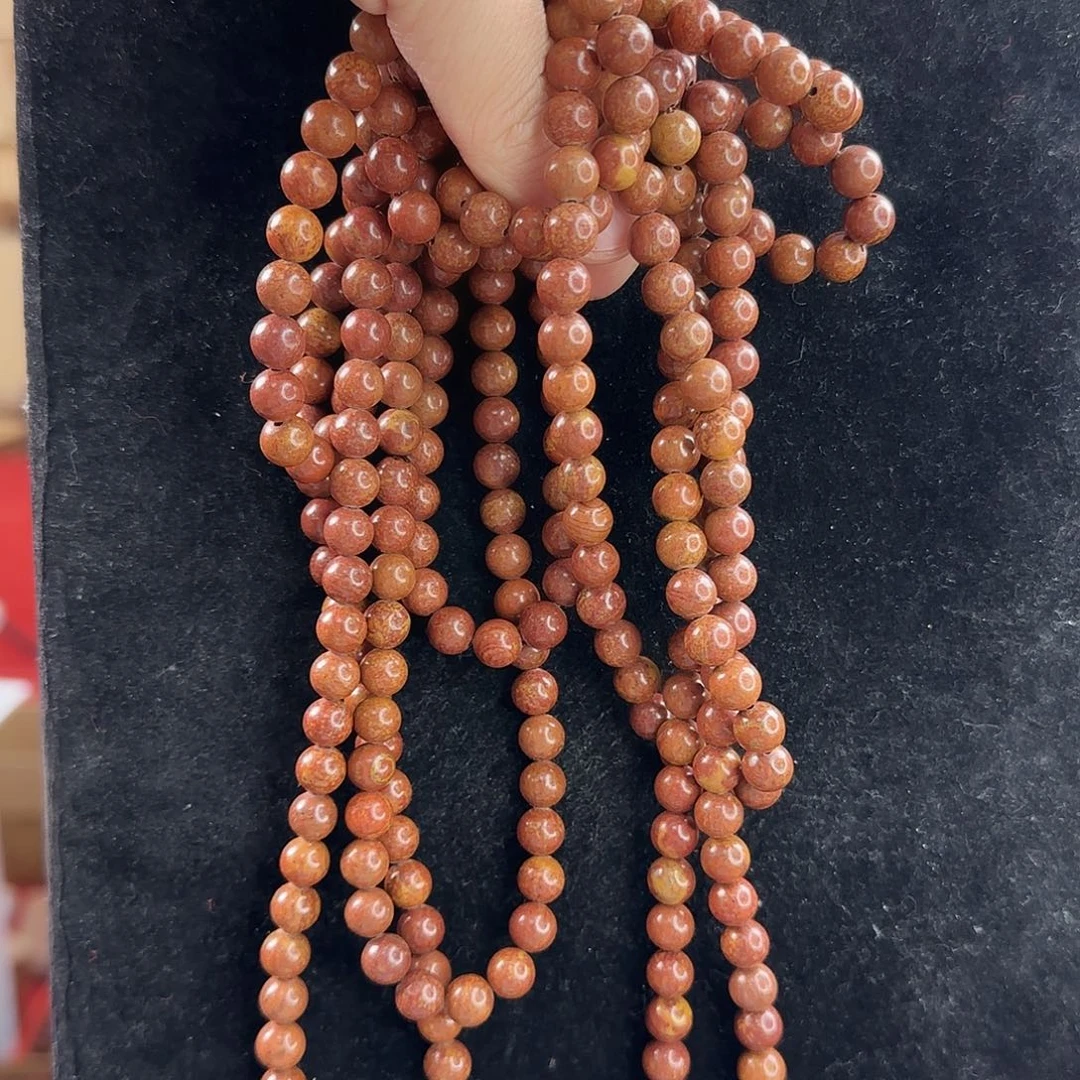 泗水砭石直播间炸福利精品大卡8素圈108颗