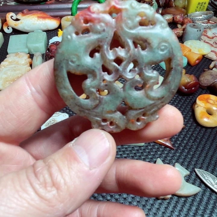 滴血莲花菩提把件