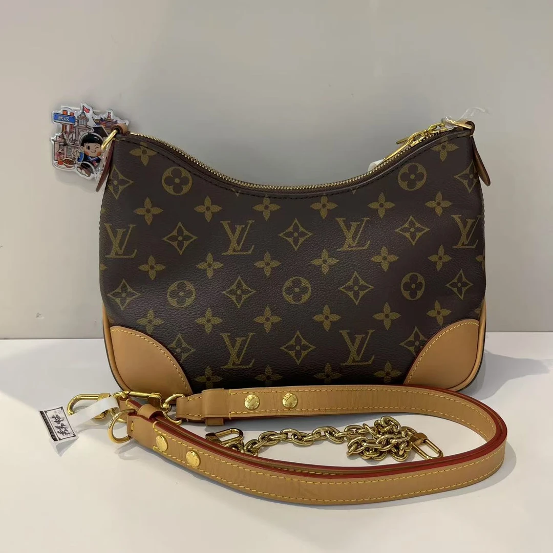 95新 LouisVuitton/路易威登 黄牛角包 芯片款 单肩包斜挎包