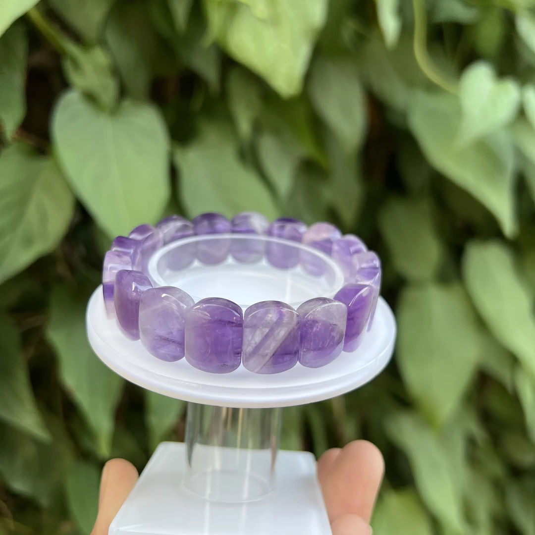 【月月家】P097天然水晶 高品紫水晶手牌 多样性发其一