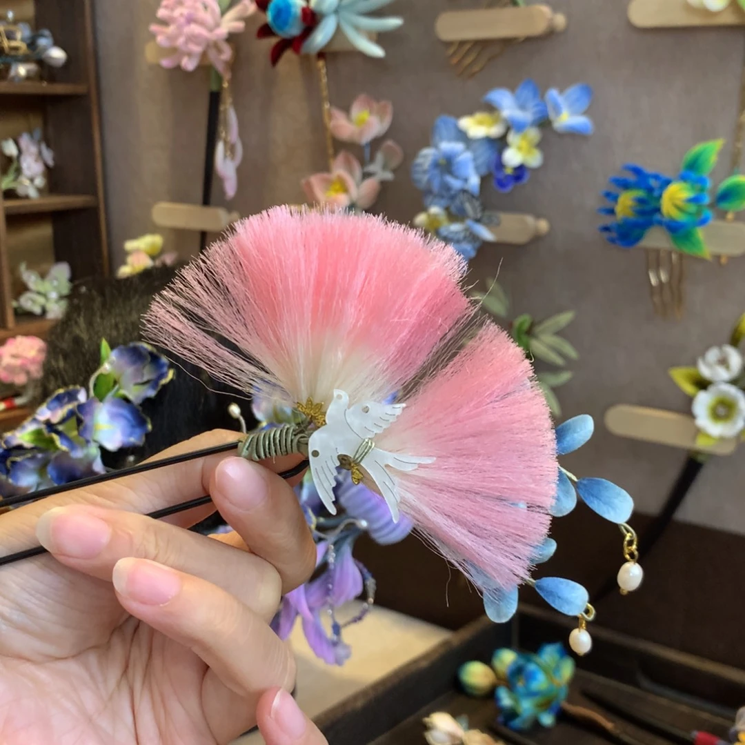 陶瓷捡漏绒花默认微瑕