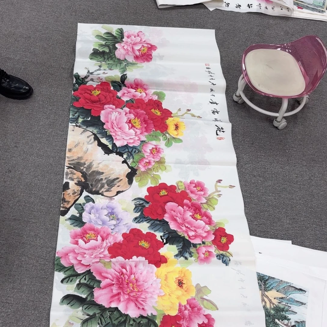 国画国画作品多次