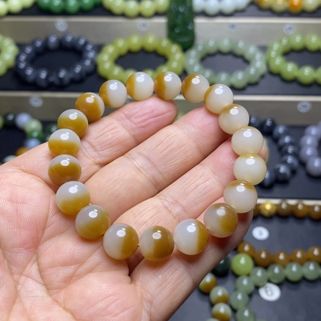 和田玉未镶嵌手串