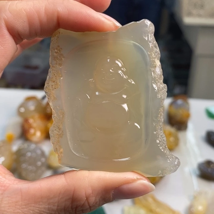 玛瑙/玉髓吊坠(不含链)未镶嵌