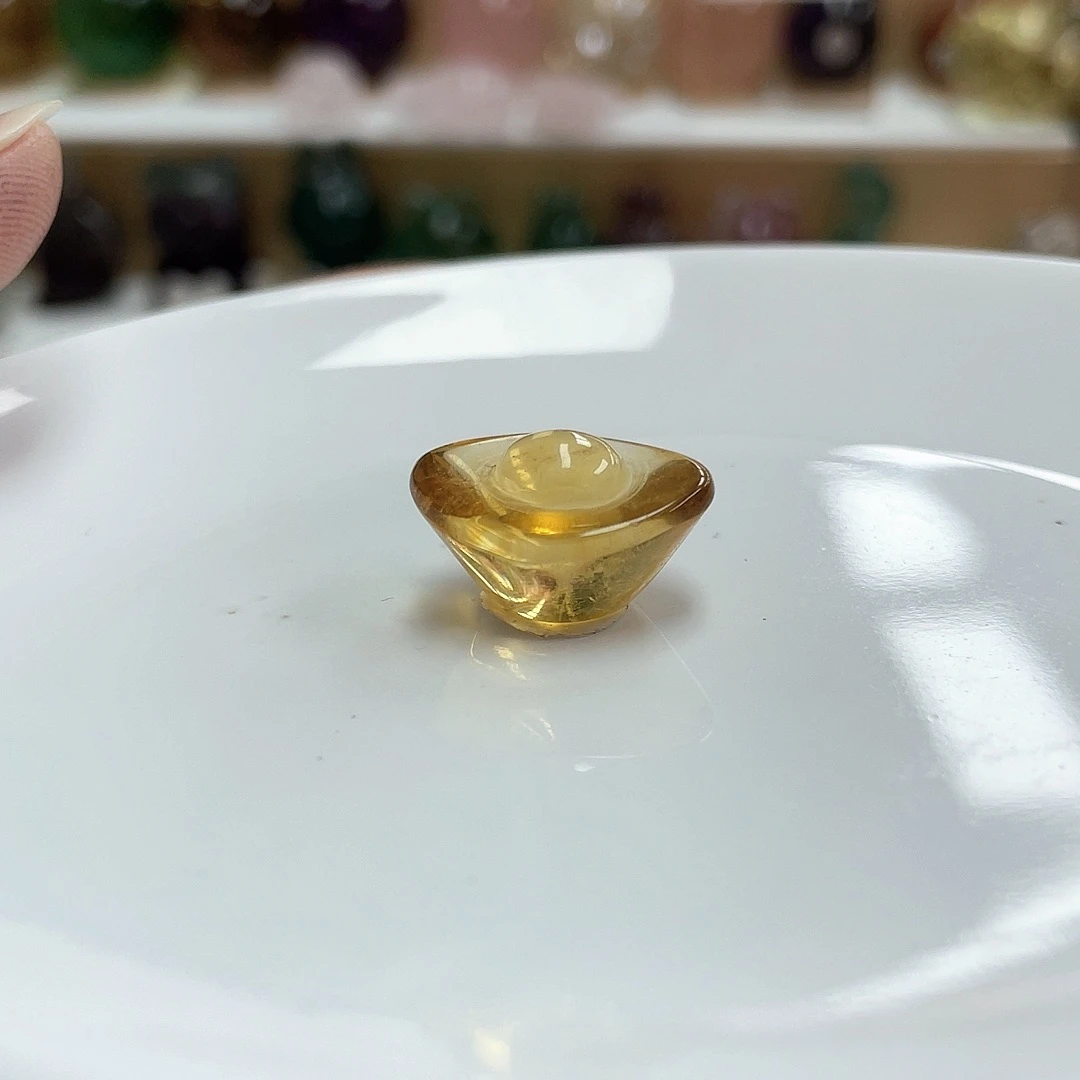 黄晶珠宝半成品未镶嵌6135