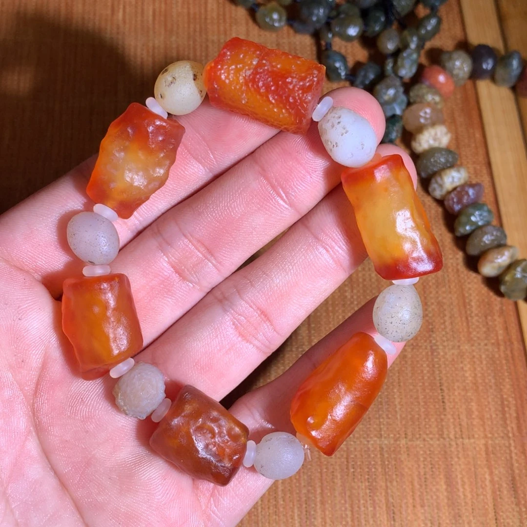 玛瑙/玉髓未镶嵌手链