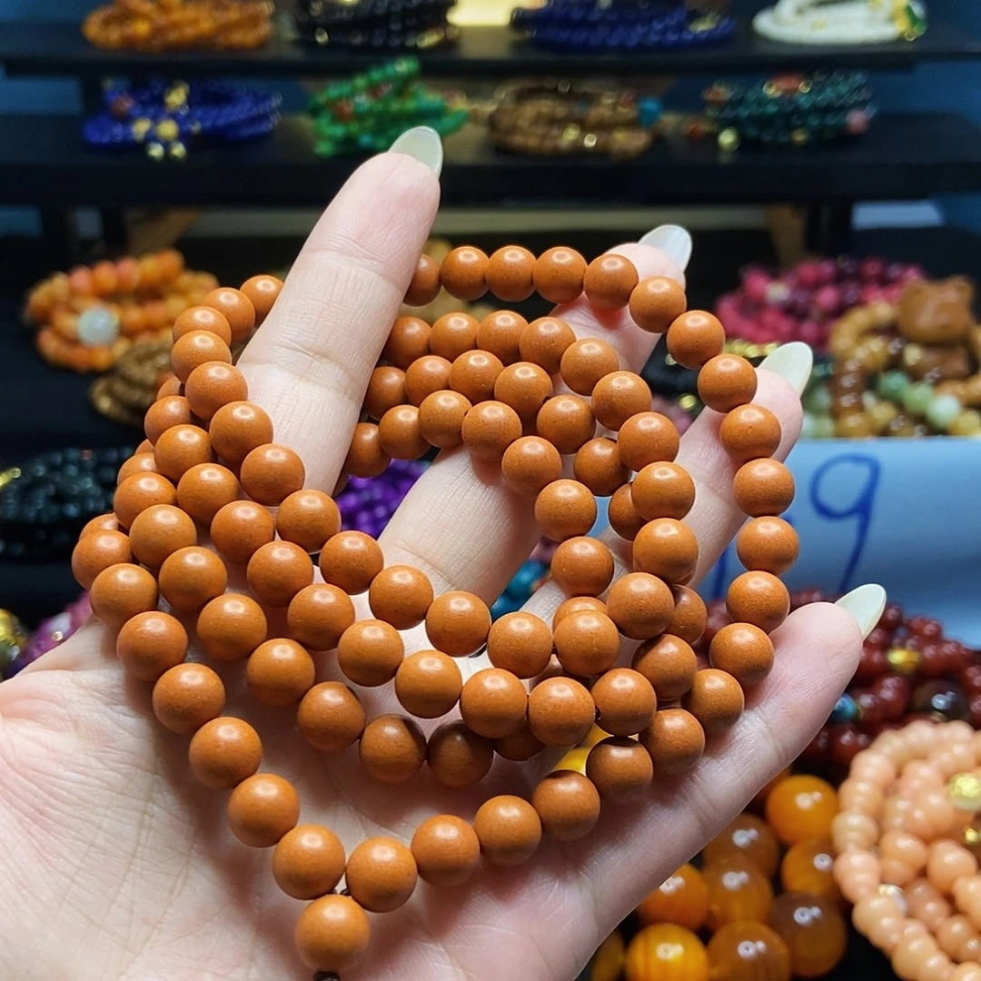 晚***。佛心果吊坠菩提果