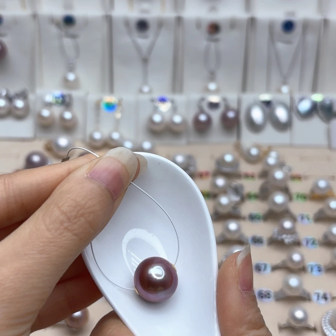 淡水珍珠颈饰银S925镶嵌