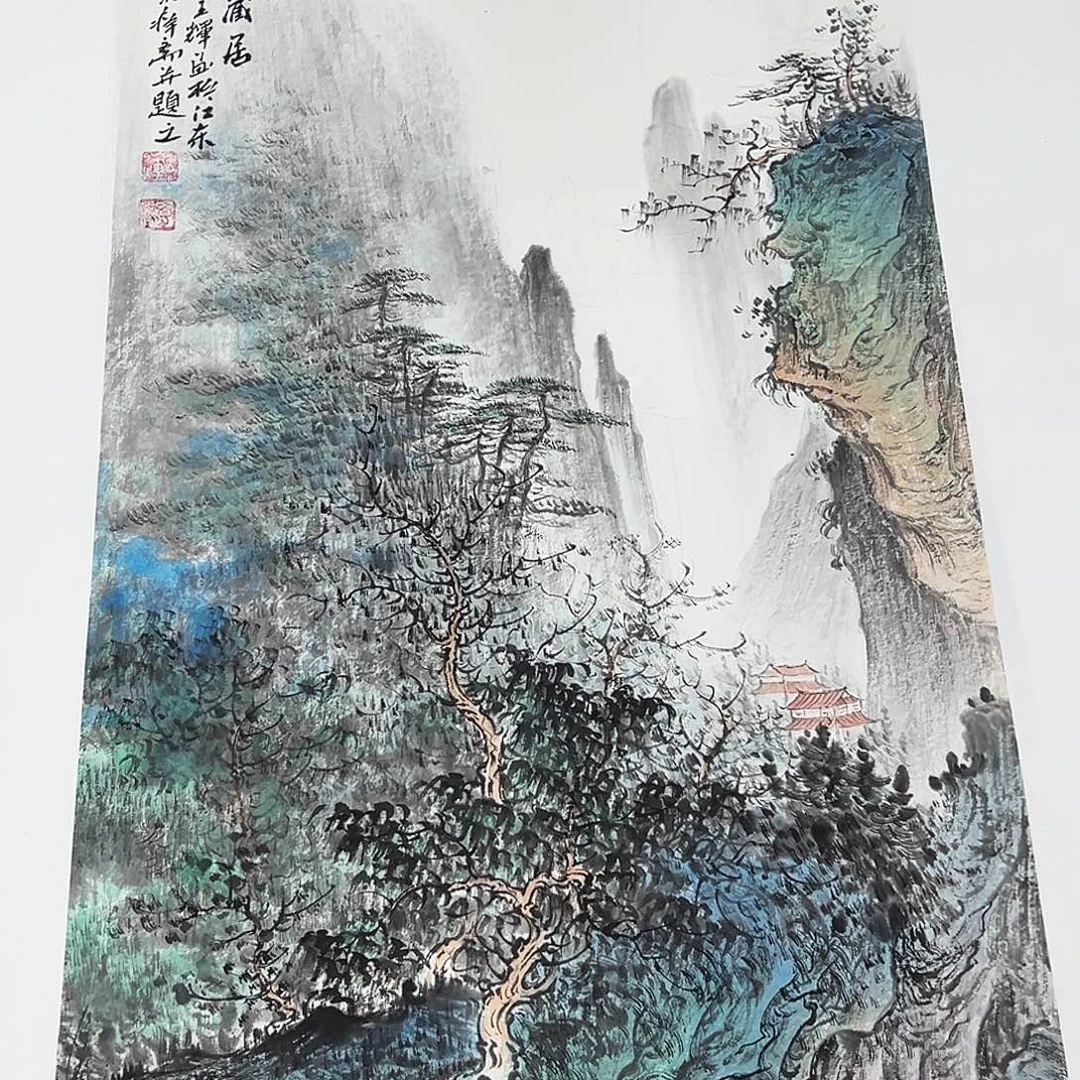 国画事事顺心如意万事如意