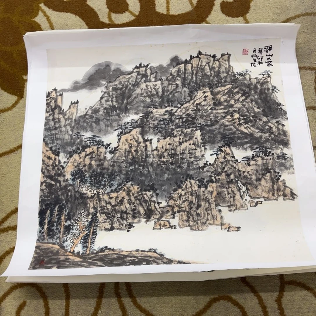 国画赵炳生四尺斗方艺