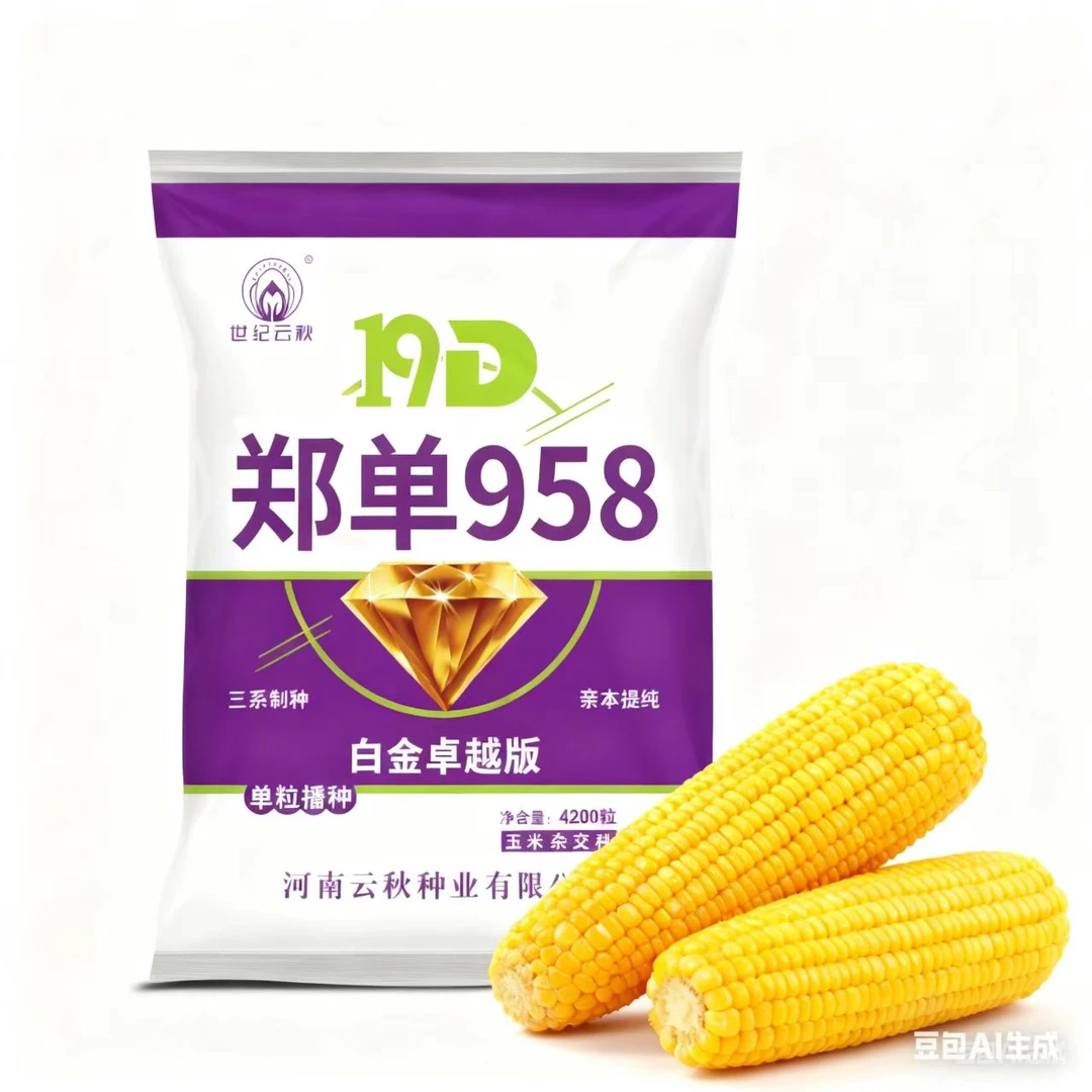 郑单958玉米种子高产密植高抗国审全国适应性广