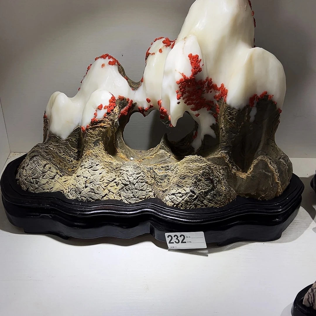 石头管****李灵璧石白灵玉