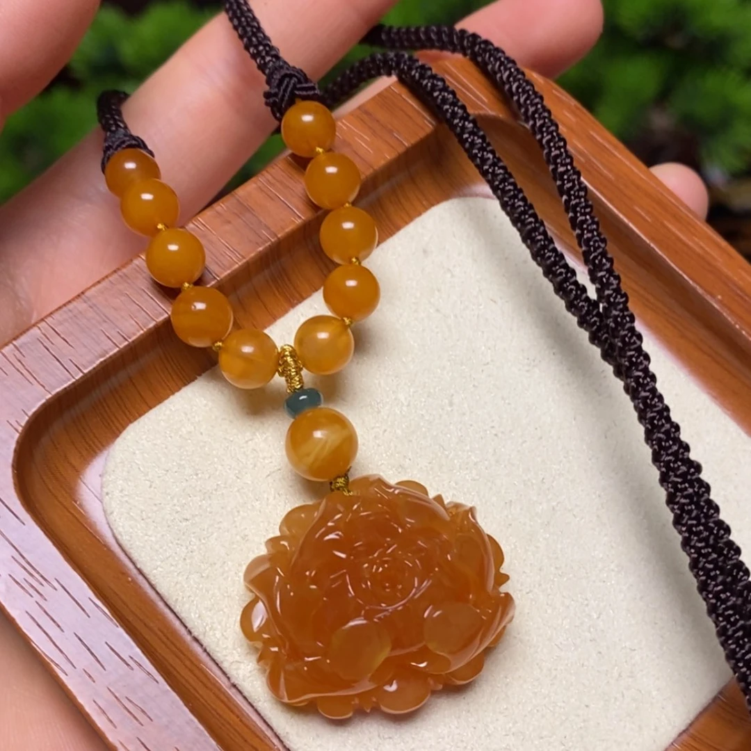 【闪购商品】蜜蜡颈饰未镶嵌项链