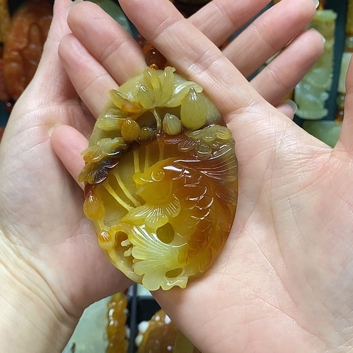 蓦***首岫玉未镶嵌吊坠(赠链)
