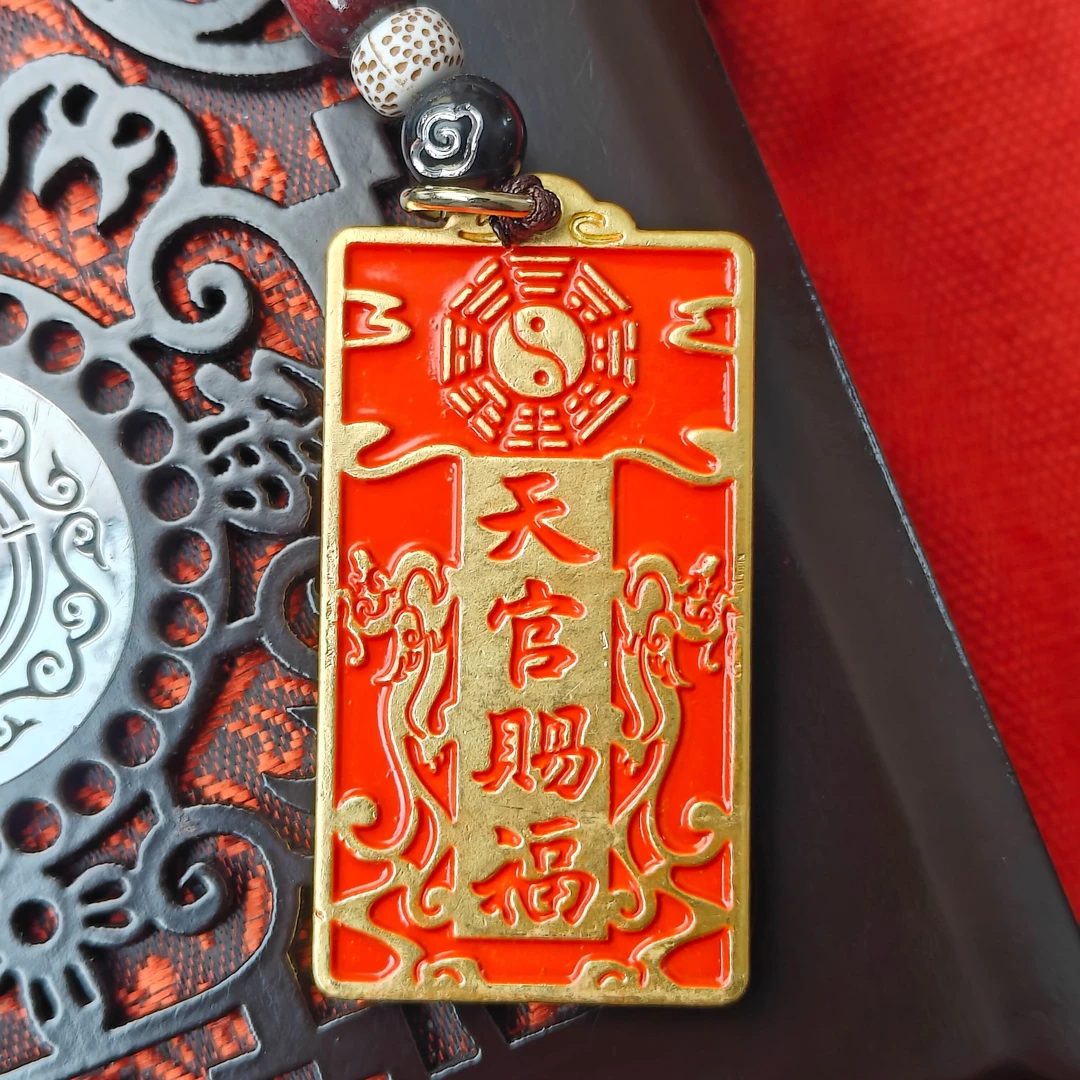 925银布艺银制品 天官赐福挂件