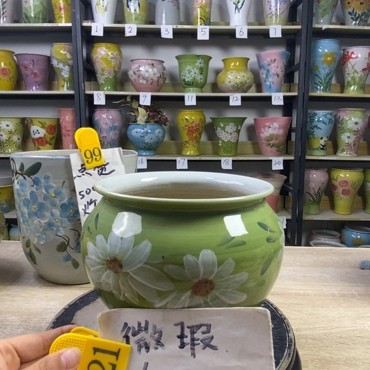 景德镇陶瓷花盆的