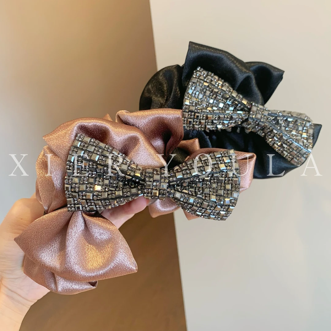 【喜儿ula】2-16-20高级感精致小众方块蝴蝶结时尚抓夹