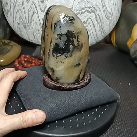 新疆金丝玉原石国画